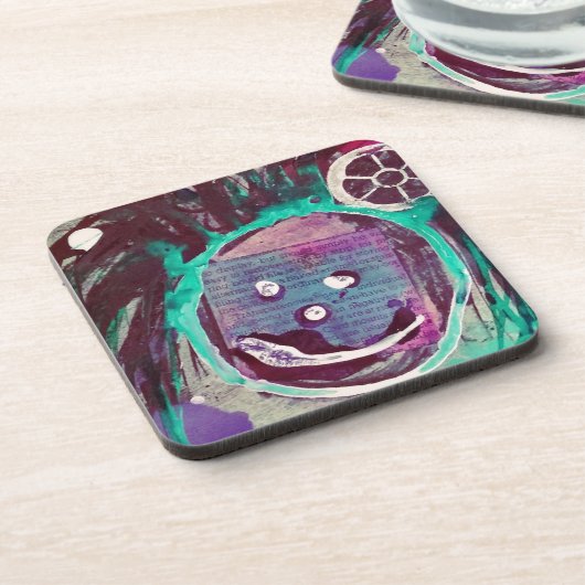 Dessous-de-verre Heureux (Côté gauche)