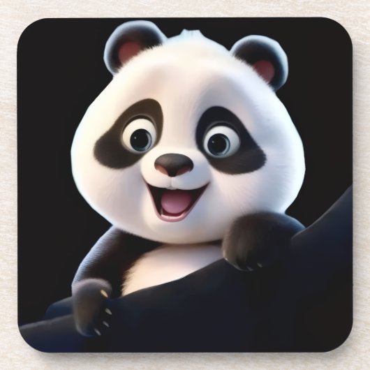 Dessous-de-verre Heureux Petit Panda (Devant)