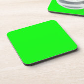 Dessous-de-verre Hex vert néon 00FF00 (Côté gauche)