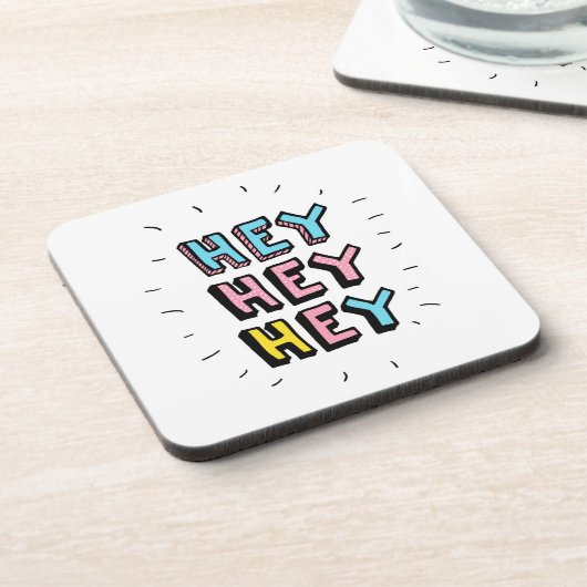 Dessous-de-verre Hey Hey (Côté gauche)