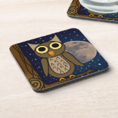 Dessous-de-verre hibou (Côté gauche)