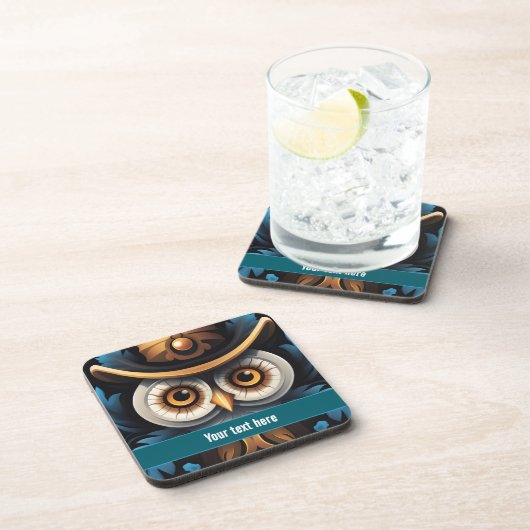 Dessous-de-verre Hibou 3 (Côté Droit)