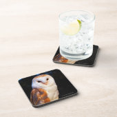 Dessous-de-verre Hibou de grange 2 (Côté Droit)