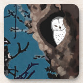 Dessous-de-verre Hibou dormant (Devant)