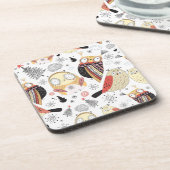 Dessous-de-verre Hibou drôle de texture (Côté gauche)