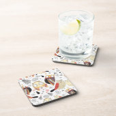 Dessous-de-verre Hibou drôle de texture (Côté Droit)