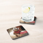 Dessous-de-verre Hibou occidental dur de shérif avec l'attitude et (Côté Droit)