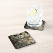 Dessous-de-verre Hibou repéré du nord (Côté Droit)