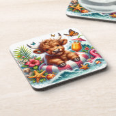 Dessous-de-verre Highland Cow (Côté gauche)