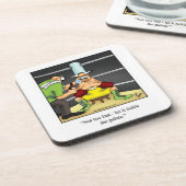 Dessous de verre Hilarious Humour à vin (Côté gauche)