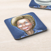 Dessous-de-verre Hillary Clinton (Côté gauche)
