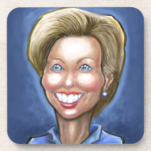 Dessous-de-verre Hillary Clinton (Devant)