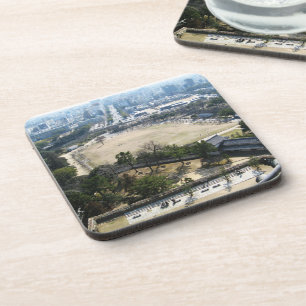 Dessous-de-verre Himeji, Japon (Vue du château haut)