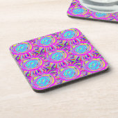 Dessous-de-verre Hippie Retro chill art de base (Côté gauche)
