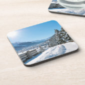 Dessous-de-verre Hiver à St. Moritz (Côté gauche)