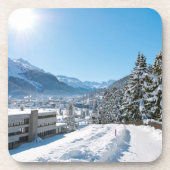 Dessous-de-verre Hiver à St. Moritz (Devant)