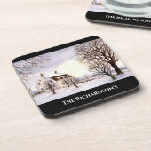 Dessous-de-verre Hiver en Nouvelle-Angleterre par Farida Greenfield (Côté gauche)