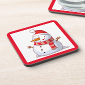 DESSOUS-DE-VERRE HIVER SNOWMAN (Côté gauche)