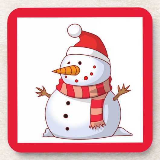 DESSOUS-DE-VERRE HIVER SNOWMAN (Devant)