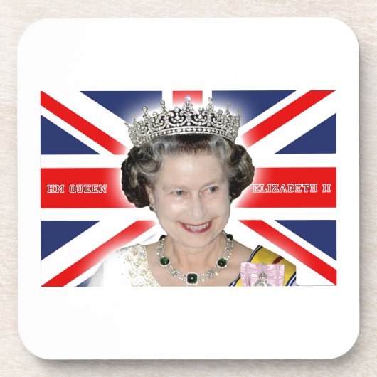Dessous-de-verre HM Queen Elizabeth II - Photo Pro (Devant)