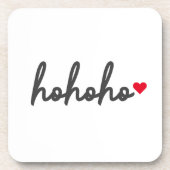 Dessous-de-verre Ho Ho | Christmas Heart Modern Minimalist (Devant)