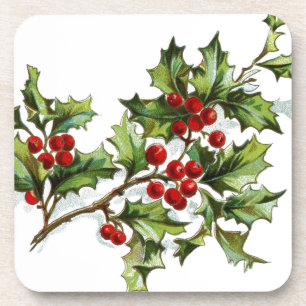 Dessous-de-verre Holly Berries 001