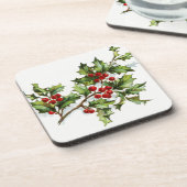 Dessous-de-verre HollyBerries20150801 (Côté gauche)