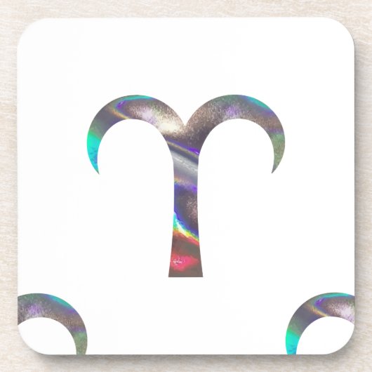 Dessous-de-verre hologramme Aries (Devant)