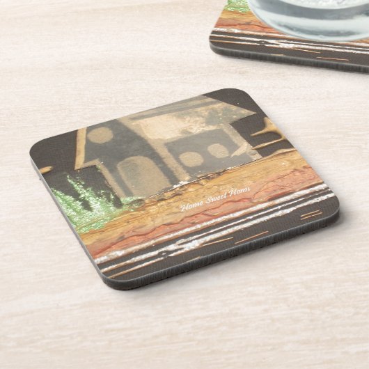 Dessous-de-verre Home Sweet Home Art Imprimer (Côté gauche)