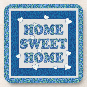 Dessous-de-verre Home Sweet Home Dessous de verre, Blue Mix'n'Match