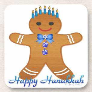 Dessous-de-verre Homme en pain d'épices de la Judaica Hanukkah Meno