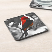 Dessous-de-verre Homme Scarlet Tanager (Côté gauche)