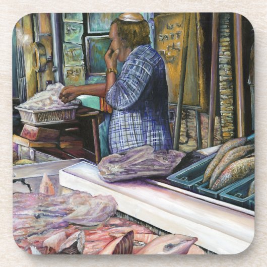 Dessous-de-verre Hommes du désert, Dons de la Mer, Jérusalem (Devant)