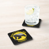 Dessous-de-verre Honey Badger Funny Badass slogan (Côté Droit)