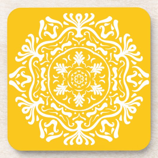 Dessous-de-verre Honey Mandala (Devant)