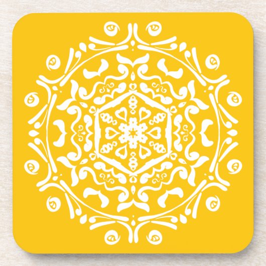 Dessous-de-verre Honey Mandala (Devant)