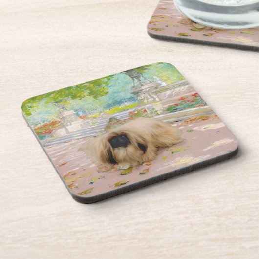 Dessous-de-verre Honey Pekingese (Côté gauche)