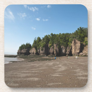 Dessous-de-verre Hopewell Rocks et l'Exploration des Marées Océaniq