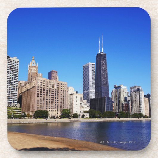 Dessous-de-verre Horizon de Chicago (Devant)