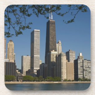Dessous-de-verre horizon de Chicago et lac Michigan, Lake Shore
