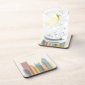 Dessous-de-verre Horizon de ville de Pittsburgh, Pennsylvanie | (Côté Droit)