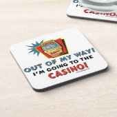 Dessous-de-verre Hors de mon casino de manière (Côté gauche)