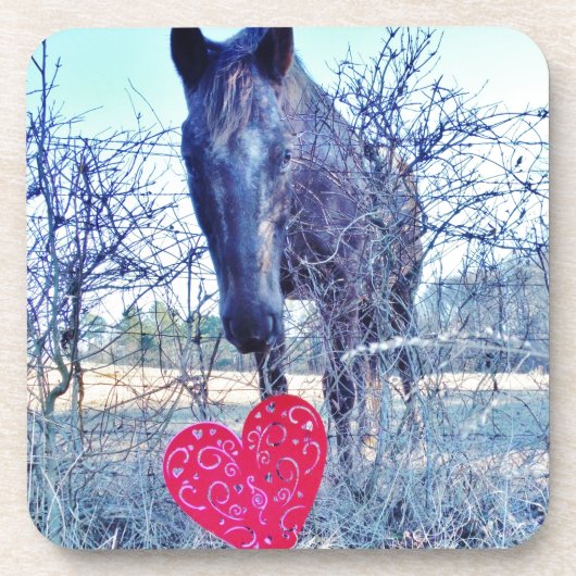 Dessous-de-verre Horse et heart (Devant)