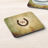 Dessous-de-verre Horseshoe Monogrammed (Côté gauche)