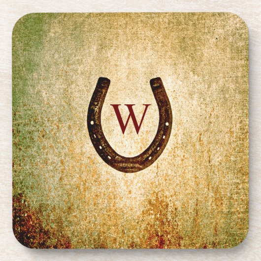 Dessous-de-verre Horseshoe Monogrammed (Devant)