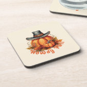 Dessous-de-verre Howdy Fall - Vibes d'automne rustiques (Côté gauche)