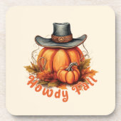 Dessous-de-verre Howdy Fall - Vibes d'automne rustiques (Devant)