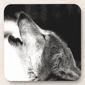 Dessous-de-verre Howling Wolf (Devant)