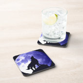 Dessous-de-verre Howling Wolf & Fullmoon (Côté Droit)