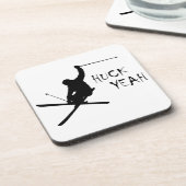 Dessous-de-verre Huck Ouais (Ski) (Côté gauche)